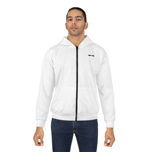 Classic Fit Zip Up Logo Hoodie