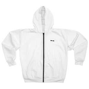 Classic Fit Zip Up Logo Hoodie