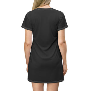 Elegant T-shirt Dress - Black