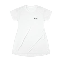 Load image into Gallery viewer, Elegant T-Shirt Dress - White
