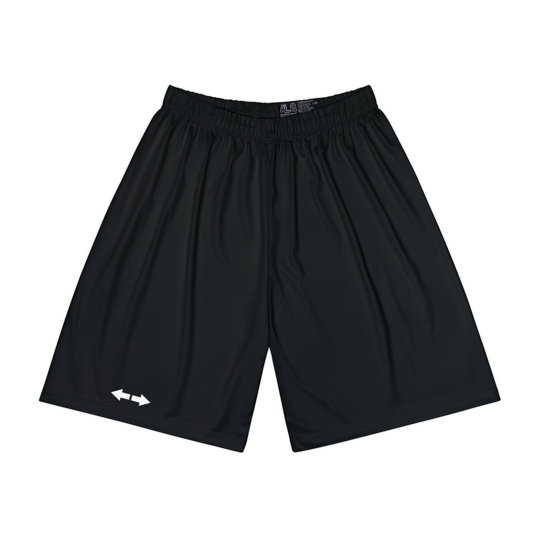 Logo Printed Shorts - Black