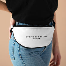 Load image into Gallery viewer, Signature Motto Fanny Pack - White
